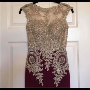 Maroon Prom Dress